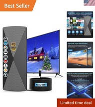 Compact Digital TV Antenna Indoor/Outdoor with 1200 Mile Range &amp; 33ft Co... - $840.68 MXN