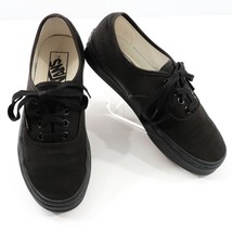 Vans Off The Wall Low Top Sneakers Shoes Men 4.5 Women 6 Black Lace-Up - $35.68