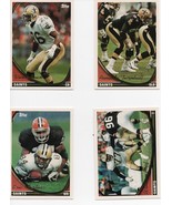 New Orleans Saints 1994 Topps cards lot of 4 Various Players  - £3.11 GBP