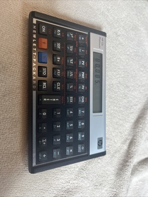 Vintage HP 12c Platinum Financial Calculator 5&quot;L x 3&quot;W - $14.96