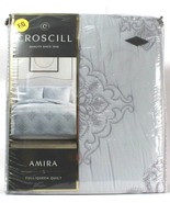 1 Count Croscill Amira Soft Blue Full/Queen Quilt 90 In X 90 In 100% Cotton - $184.62 CAD