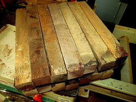 Four (4) Pieces Reclaimed Walnut Turning Lumber Lathe Wood ~2&quot; X 2&quot; X 12&quot; - £23.45 GBP