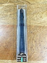 Vintage Speidel (NIB) Black Leather & Silver Watch Band (11mm or 7/16") (K6248) - $18.99