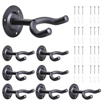 8Pcs Guitar Hanger Holder Hook Rack Stand Wall Mount Display Instrument ... - £38.70 GBP