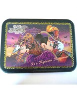 RARE Tokyo Disney Resort Halloween 2010 Mickey &amp; Minnie Masquerade Tin Box! - $40.02 CAD