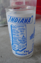Vintage 1970s Peanut Butter Glass State of Indiana Hoosier State - £14.79 GBP