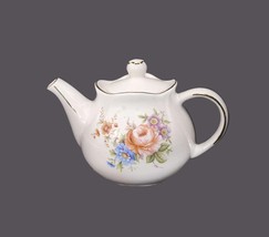 Sadler Windsor tea-for-one | one-cup teapot with lid. Multicolor florals. Flaws - £47.04 GBP