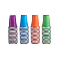 AmazonCommercial Plastic Cups | Size 16oz | 100 Count | Various colors (Orange,  - £20.04 GBP