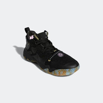 Adidas Basketball Men&#39;s Black Harden Vol. 6 Basketball Sneakers GW1712 - £108.61 GBP