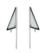 67 68 69 70 71 72 Chevy GMC Truck R &amp; L Clear Vent Window Frame Assembly... - €549,49 EUR