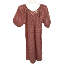 NWOT Womens Size XS Garnet Hill Pure Organic Cotton Easy Gathered Swim Cover-Up - £17.71 GBP
