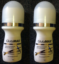 2 GlutaMax Glutathione Whitening Lightening Deodorant Anti Perspirant 50... - £14.85 GBP