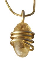 Kundalini African Congo Citrine Lemurian Pendant, Genuine South Africa #313 - €39,74 EUR