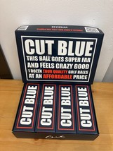 Factory NEW Cut Blue Urethane Golf Balls - 1 Dozen, White - £15.36 GBP