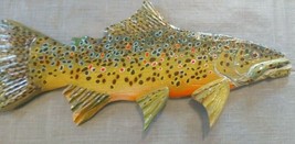 &quot; Fall Brown Trout &quot;, 2022/ #14/250, Right Face,15 7/8 inch, Ready to Ship - £52.56 GBP