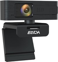 AutoFocus Full HD Webcam 1080P with Privacy Shutter Pro Web Camera with Dual Dig - £41.93 GBP