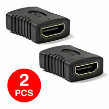 2 x HDMI to HDMI Coupler Extender Female Joiner Adapter Coupling Connector F/F - £4.23 GBP