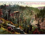 Loop Of Southern Pacific Railway Sskyou Mountains California CA DB Postc... - $5.08