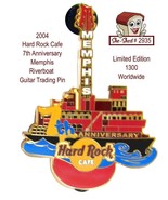 Hard Rock Cafe 7th Anniversary Memphis Riverboat 2004 Trading Pin Limited - £15.69 GBP