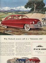 1948 Packard Owners Call It A Limousine Ride Magazine Ad - $17.82