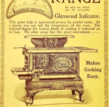 Weir Glenwood Stove Range 1897 Advertisement Victorian Wood Heating ADBN1ppp - £19.57 GBP