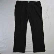 Tommy Bahama 42 x 32 Slim Straight 5 Pocket Black Knit Stretch Denim Mens Jeans - £27.40 GBP