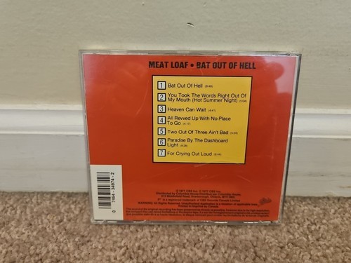 Bat Out of Hell by Meat Loaf (CD, Oct-1990, Epic) CEK 34974 Item image 2
