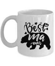 Best Ma Ever Coffee Mug Funny Mom Bear Tea Cup Mother&#39;s Day Christmas Gift - $14.68+