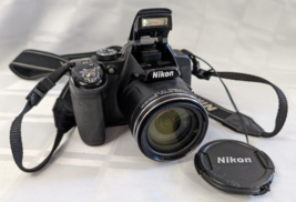 Nikon Coolpix P530 Digital Camera 16.1MP 42X Optical Zoom Nikkor Working Black - £103.90 GBP