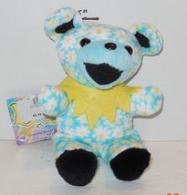 Vintage Liquid Blue Grateful Dead Bear &quot;Daisy&quot; 6&quot; Stuffed Plush Toy Rare VHTF - £115.18 GBP