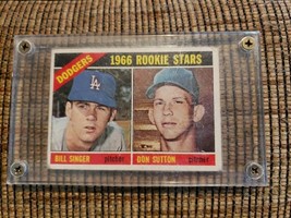 Authenticity Guarantee 
1966 Topps #288 Dodgers Rookie Stars Don Sutton ... - £366.78 GBP