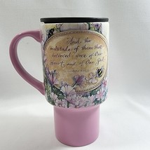 Heart And Soul Poem 12fl oz Ceramic Travel Tumbler Mug With Lid By Lang Mugs  - £10.96 GBP