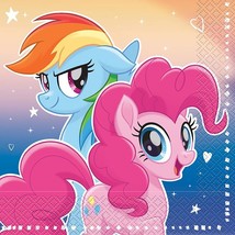 My Little Pony the Movie Lunch Napkins Birthday Party Supplies 16 Per Pa... - £3.10 GBP