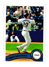 2011 Topps Baseball Card 216 Jose Bautista Toronto Blue Jays Outfield - £2.35 GBP