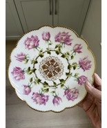 ANTIQUE LIMOGES 8.5” Round  PLATE DAVIS COLLAMORE &amp; CO NEW YORK - $88.19 CAD