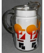 1954-55 Mid Century BARTLETT COLLINS - MODERNISTIC PATTERN 72 oz Pitcher - $39.59