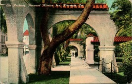 Vtg Postcard 1913 Riverside California CA Archway at Glenwood Mission Inn - $3.91