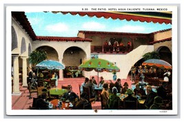 The Patio Hotel Agua Caliente Tijuana Mexico UNP WB Postcard Y17 - £3.66 GBP