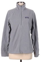 Patagonia 1/4 Zip Fleece Pullover Womens Medium Gray Hiking Lightweight ... - £27.41 GBP