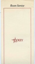 The Jockey Club Room Service Menu Massachusetts Ave Washington DC  - £31.78 GBP