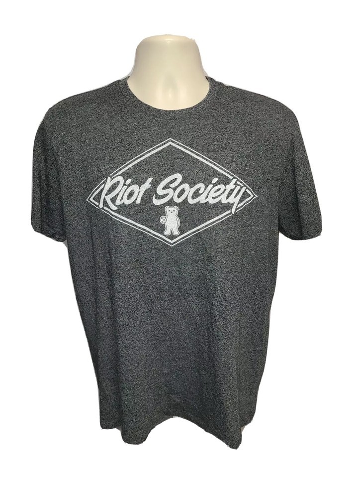 Riot Society Adult Medium Gray TShirt - $17.82
