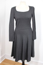 St John S? Gray Milano Knit Fit Flare Scoop Neck Dress PF 13 - £97.11 GBP
