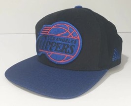 Los Angeles Clippers Hat Cap Strapback Adidas Black Blue NBA LA Clippers - $12.75