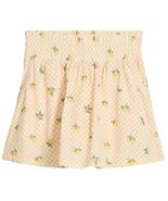 PUMA Women&#39;s 16&quot; Sandy Printed Golf Skort Yellow Lemons Size Small Pockets - $737.87 MXN