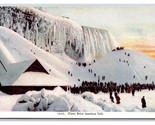 Frozen Ice Below Niagara Falls New York NY UNP  DB Postcard P25 - £2.33 GBP