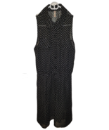 Xhilaration Artsy Chiffon Black Polka Dot Sundress - Sheer, Women&#39;s Size S - $16.00