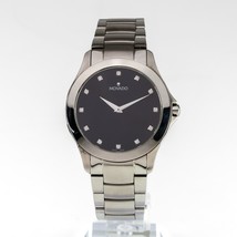 Movado Men&#39;s Stainless Steel Quartz Watch w/ Diamond Dial 50.1.14.1351 - £417.99 GBP