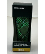 Wicked Starbucks 2024 Emerald City Cold Cup Keychain - Green Limited Edi... - $508.13 MXN