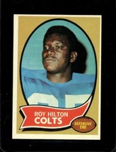 1970 Topps #38 Roy Hilton Ex Colts *X60499 - £1.34 GBP