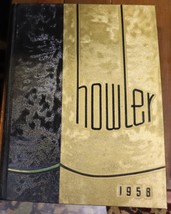 Vintage 1958 Wake Forest College Winston Salem NC Howler yearbook - £16.42 GBP